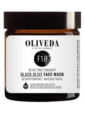 Oliveda F18 Black Olive Face Mask — Purifying Skincare (Black Jar)